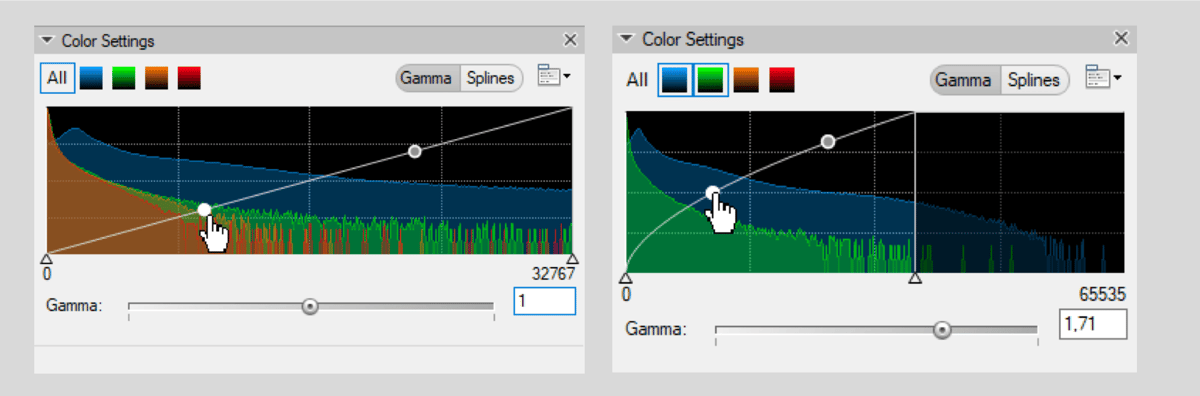 Use Case Color Settings